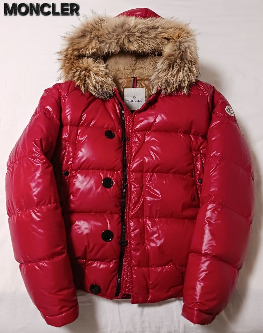 MONCLER モンクレール 国内正規品 本物保証 ダウンジャケット レッド