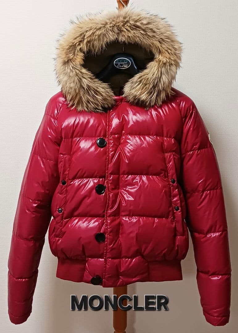 MONCLER モンクレール 国内正規品 本物保証 ダウンジャケット レッド