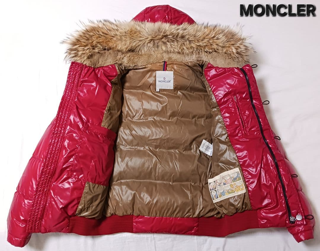 MONCLER モンクレール 国内正規品 本物保証 ダウンジャケット レッド