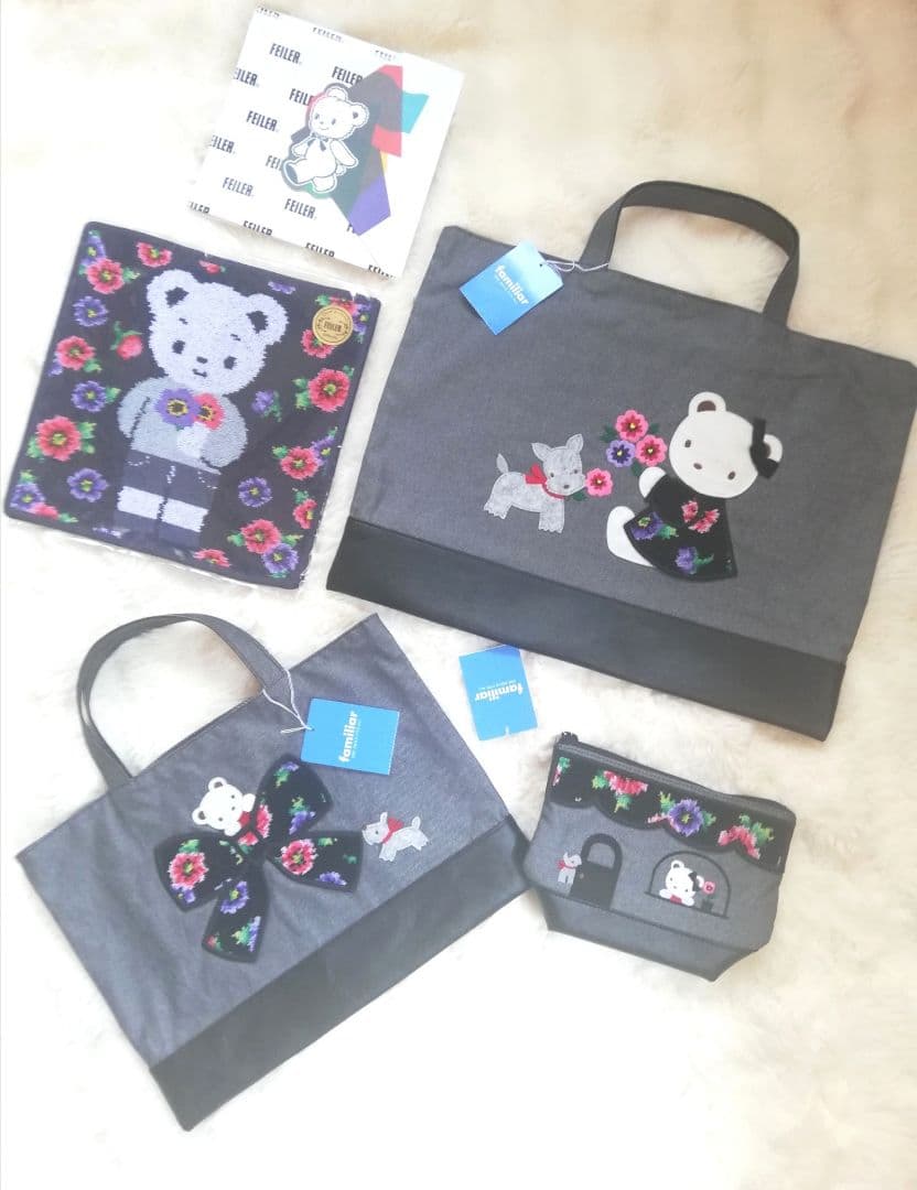 【新品未使用】familiar♡FEILER♡夢コラボ♡特別限定品♡4set