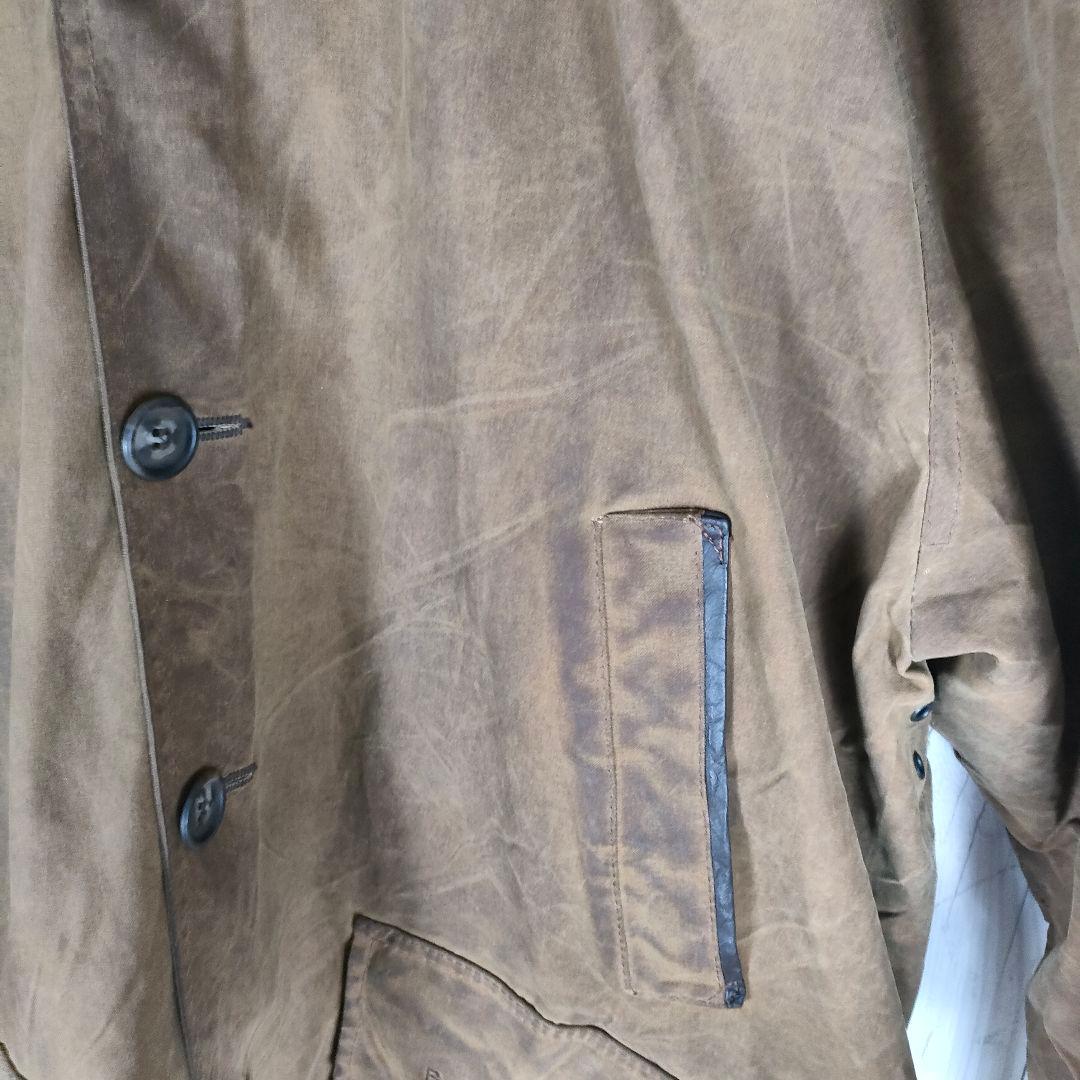 希少♪ バブアー オイルドジャケット BEAUCHAMP 英国製 茶 2XL
