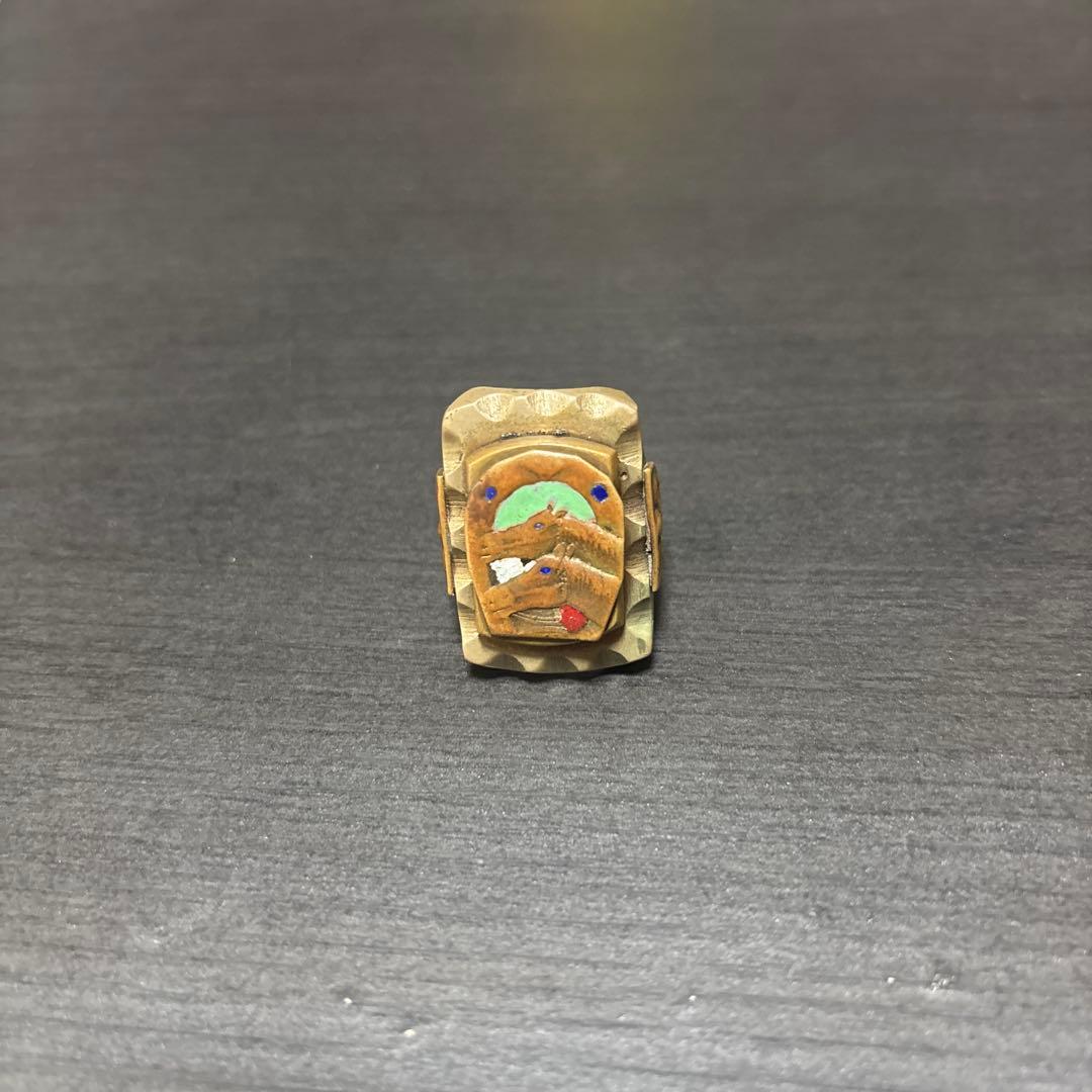 40s 50s ヴィンテージ メキシカンリング 馬 バイカー ファイトリング