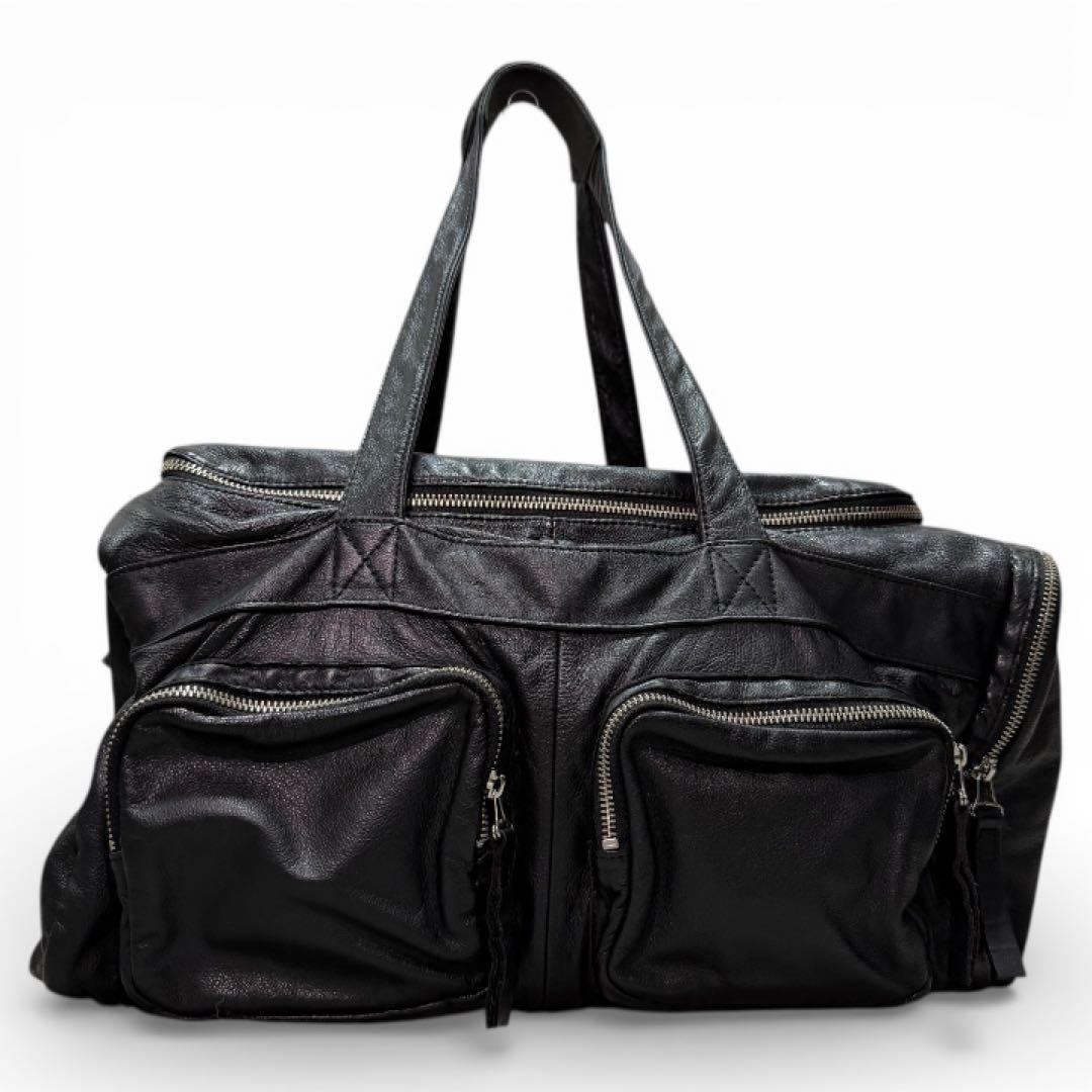 【希少✨】united bamboo ボストンバッグ オールレザー