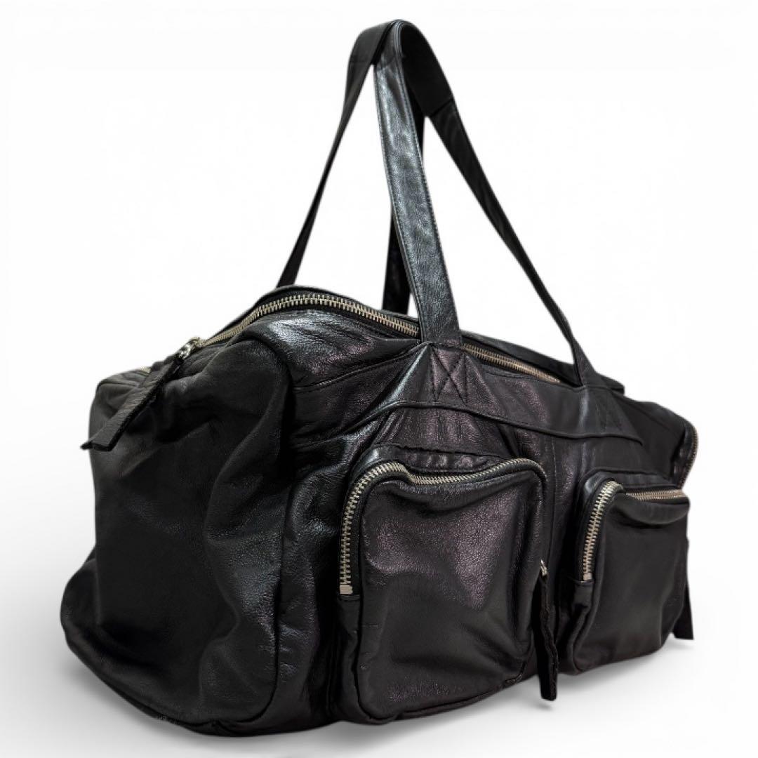 【希少✨】united bamboo ボストンバッグ オールレザー