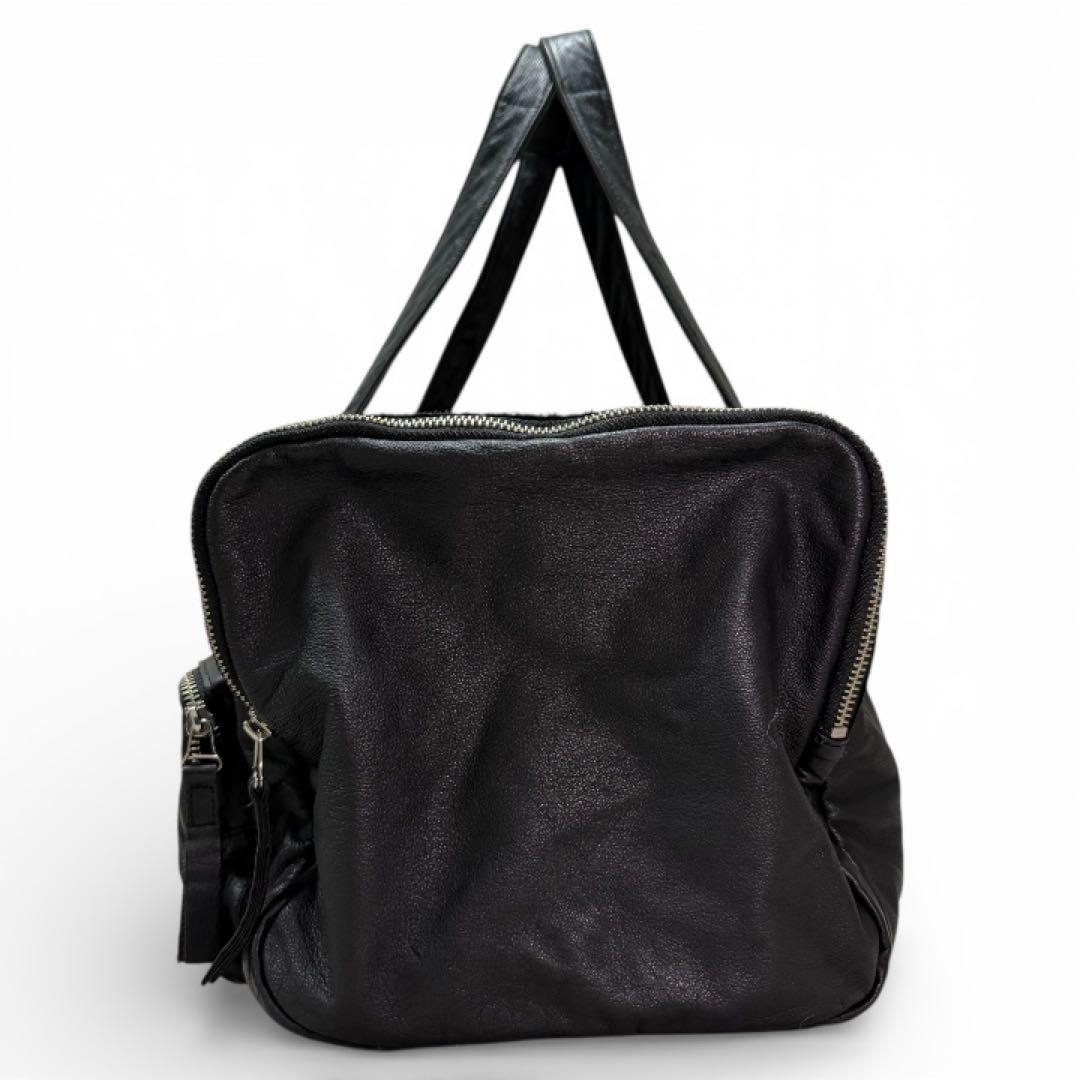 【希少✨】united bamboo ボストンバッグ オールレザー