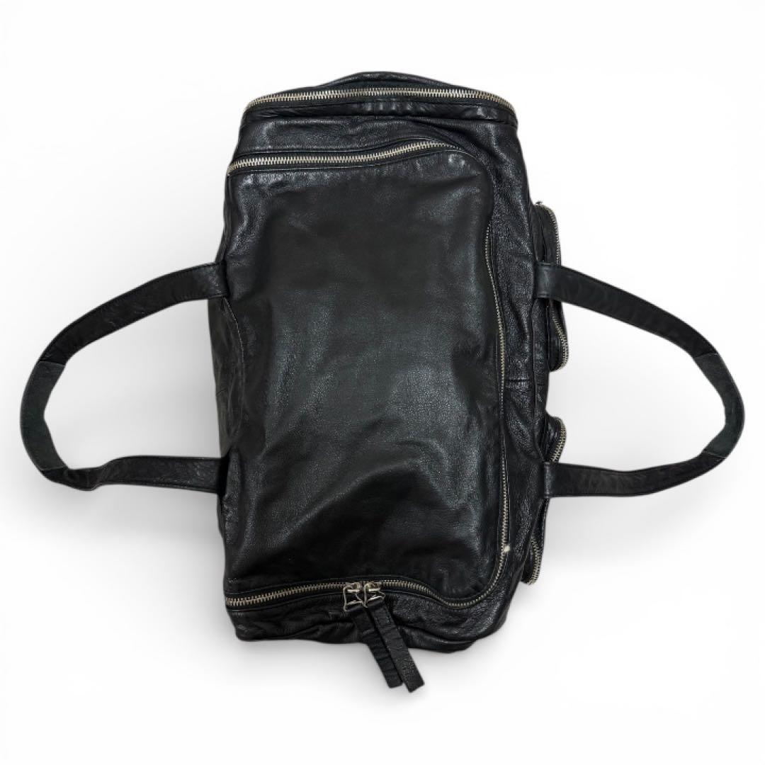 【希少✨】united bamboo ボストンバッグ オールレザー