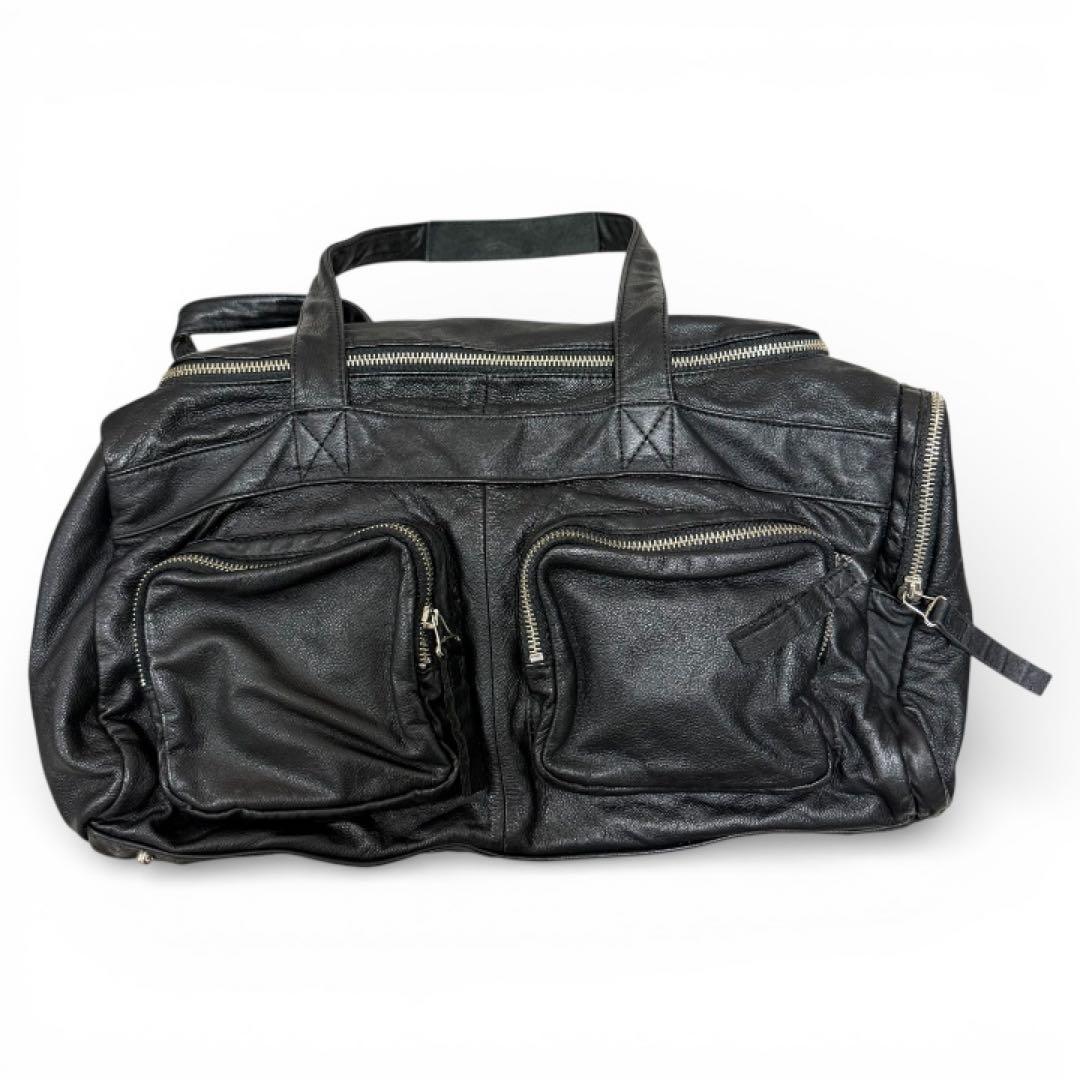 【希少✨】united bamboo ボストンバッグ オールレザー