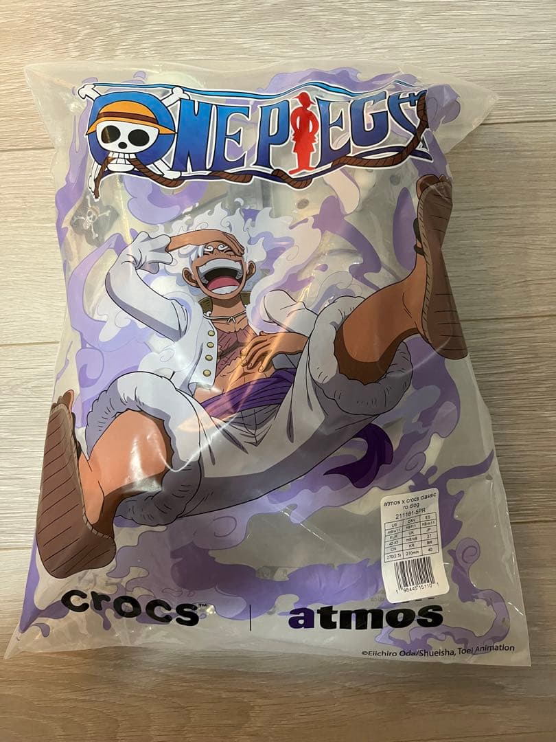 atmos x crocs ニカ　ルフィ　ギア5 27cm