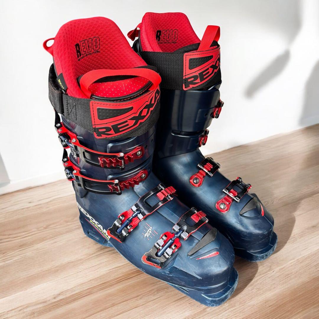【国産上級】REXXAM R-EVO 100M スキーブーツ 26〜26.5cm
