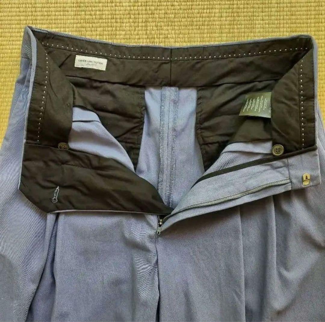 DRIES VAN NOTEN phoenix ツータックワイドスラックス46