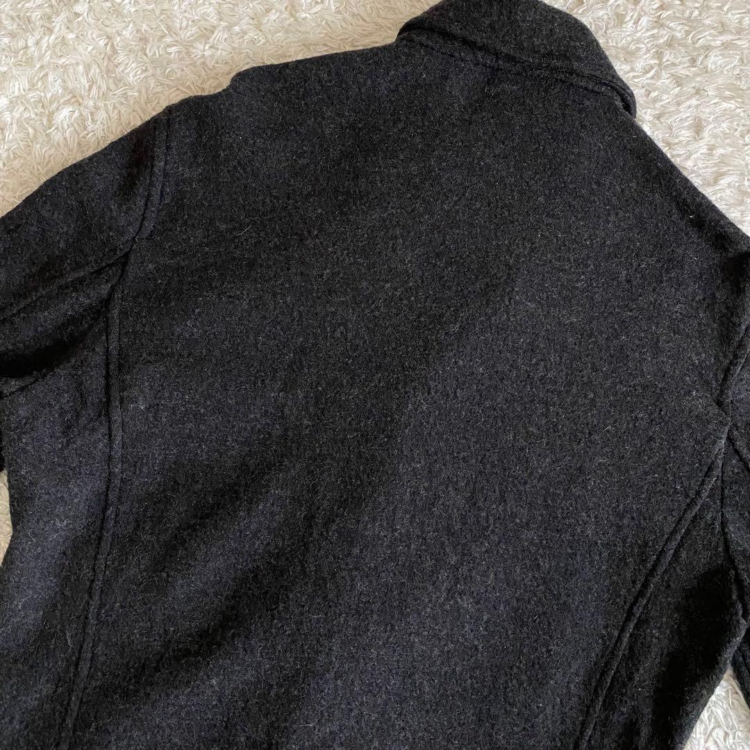 XL相当 ドルチェ&ガッバーナ カバーオール 比翼 ウール グレー イタリア製