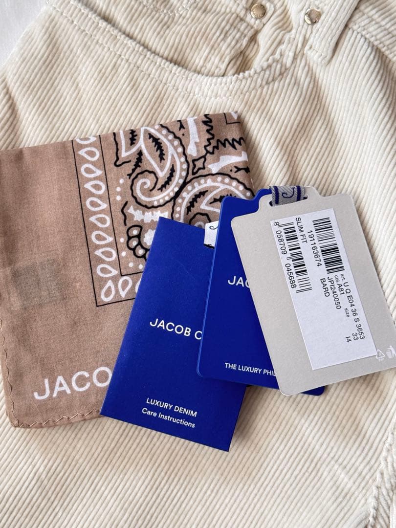 JACOB COHEN ヤコブコーエン BARD スリム コーデュロイパンツ