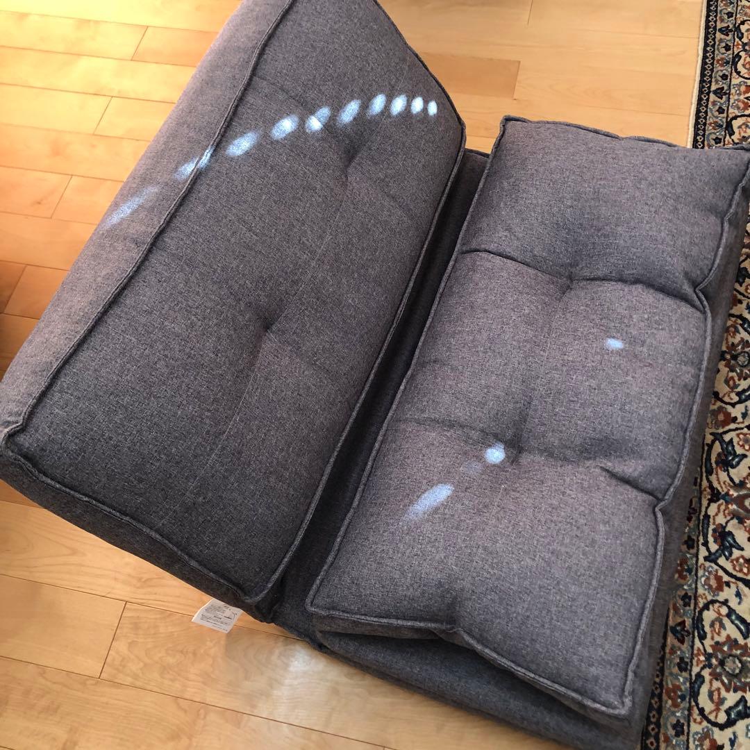 ニトリ カジュアルソファキッド3 GY