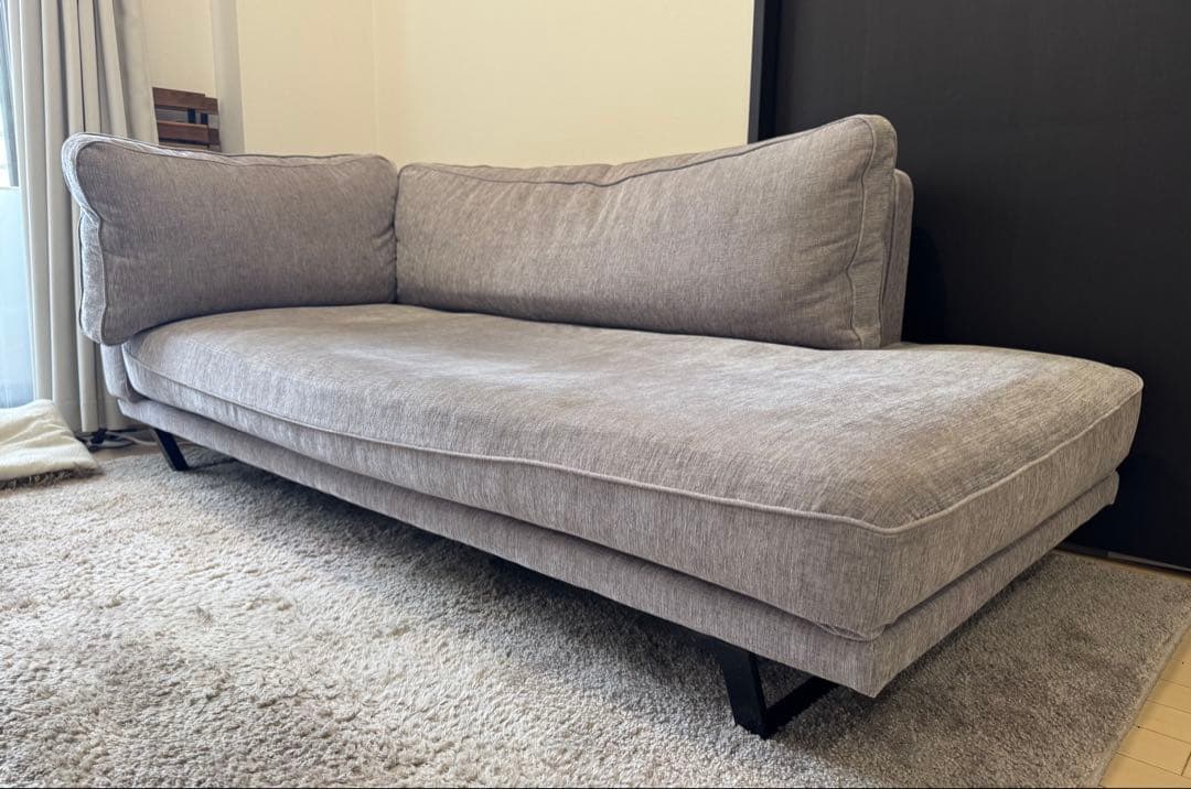 【希少】マスターウォール クラウドソファ 片肘 幅185cm ヘタリあり
