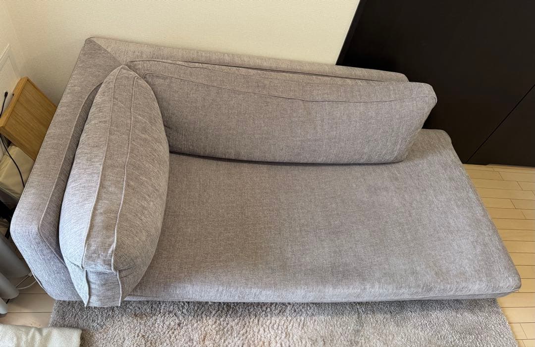 【希少】マスターウォール クラウドソファ 片肘 幅185cm ヘタリあり
