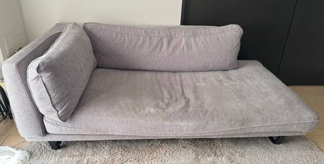 【希少】マスターウォール クラウドソファ 片肘 幅185cm ヘタリあり