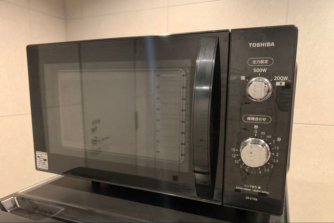 極美品TOSHIBA ER-S17E6(K) 単機能電子レンジ