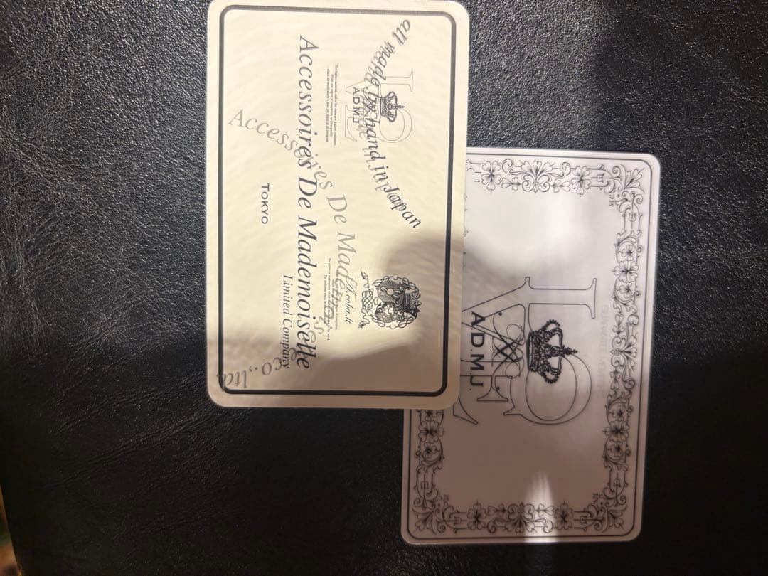 新品未使用 ADMJ　スワロ　スリムウォレット スタービジュー ダイヤ クラウン