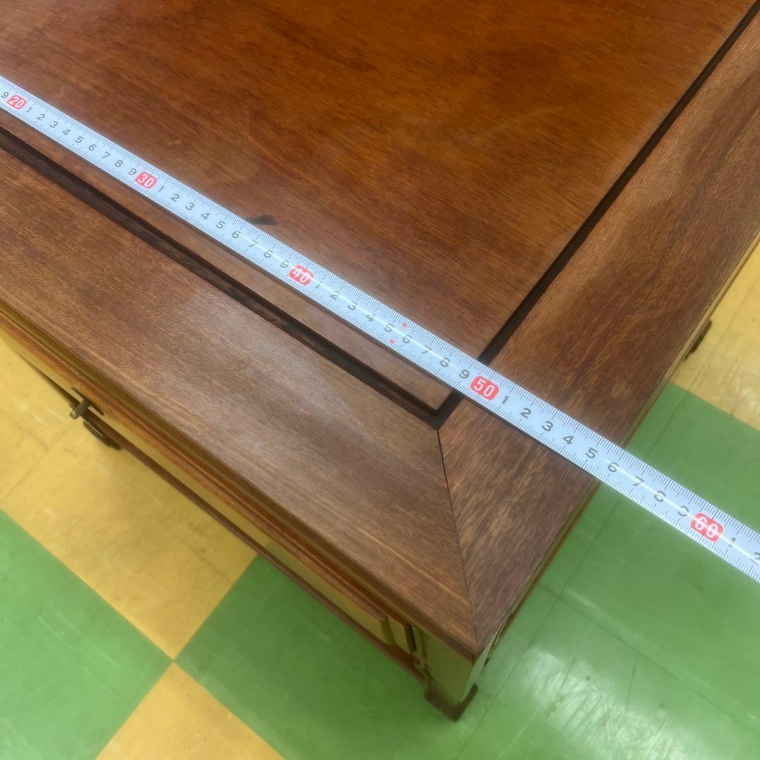 最終値下げ‼️250 サイドテーブル 電話台　引き出付　アンティーク　昭和レトロ