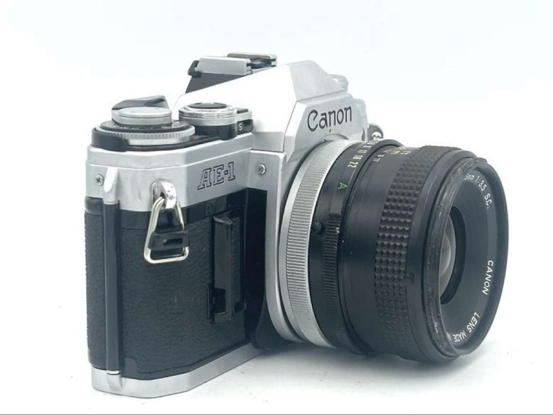 【完動品】Canon AE-1 + FD 35mmf3.5 フィルム 一眼レフ