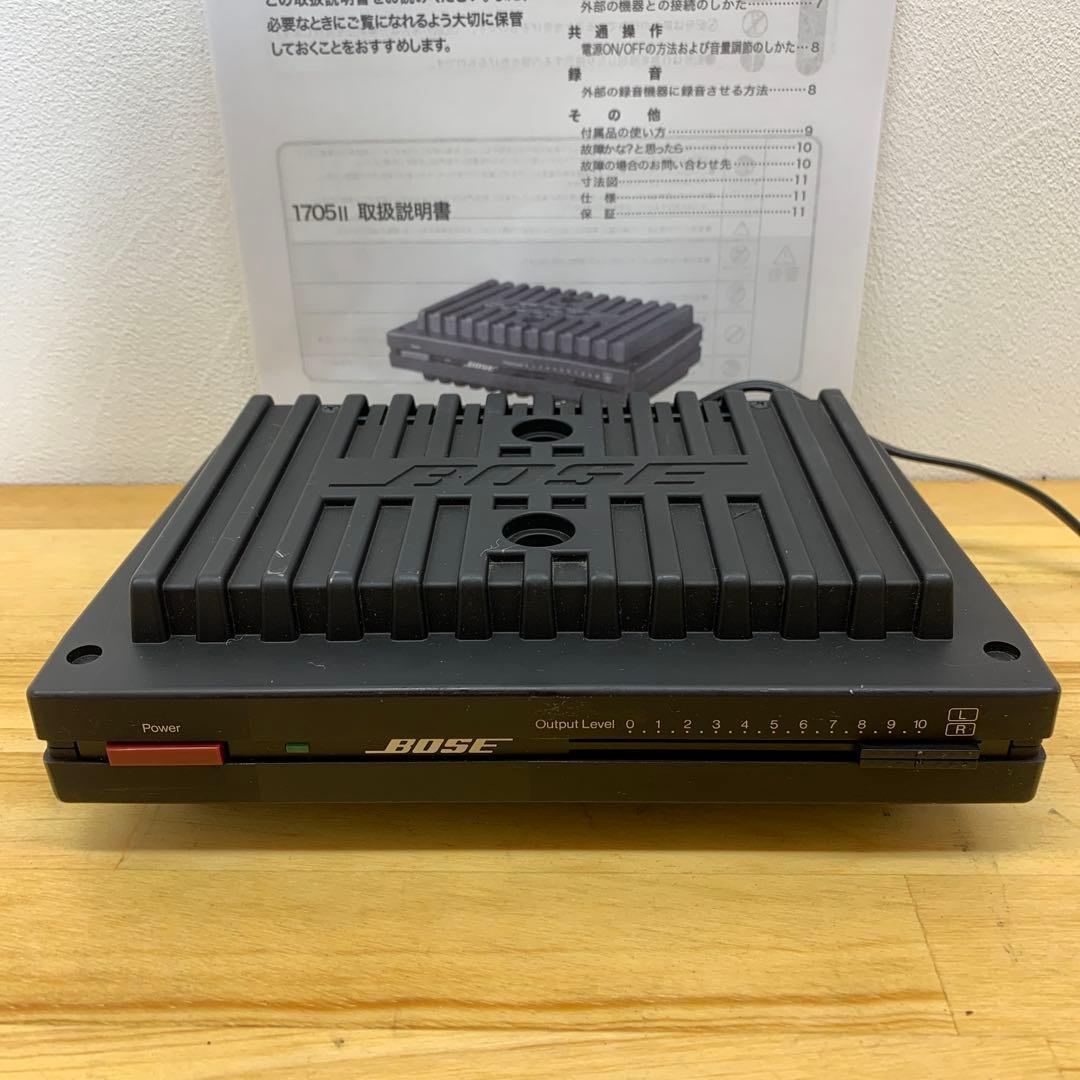 BOSE 1705Ⅱ ステレオパワーアンプメンテナンス済 動作品 ①スタジオなど