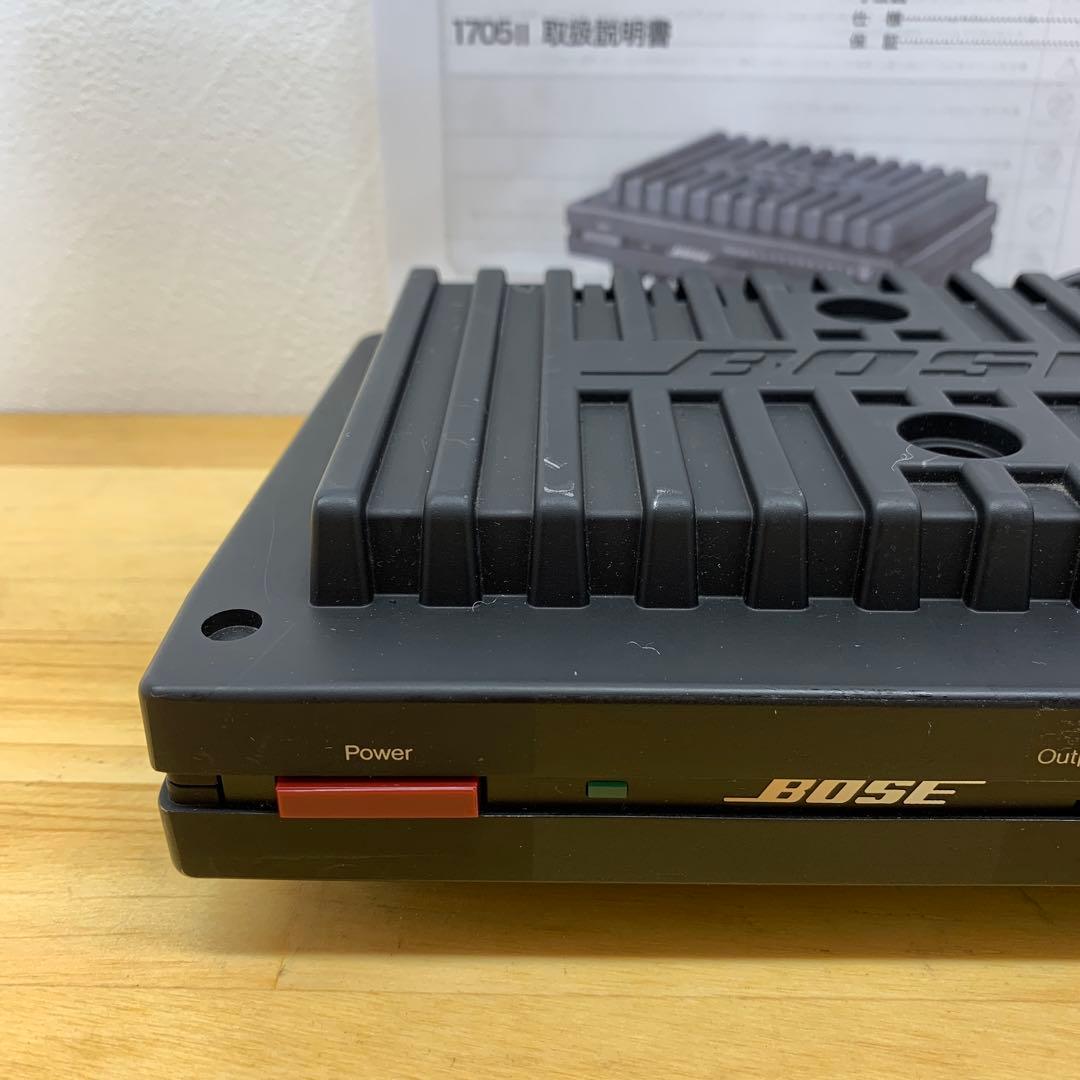 BOSE 1705Ⅱ ステレオパワーアンプメンテナンス済 動作品 ①スタジオなど