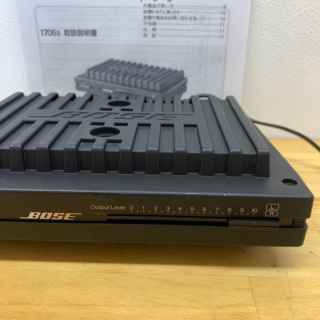 BOSE 1705Ⅱ ステレオパワーアンプメンテナンス済 動作品 ①スタジオなど