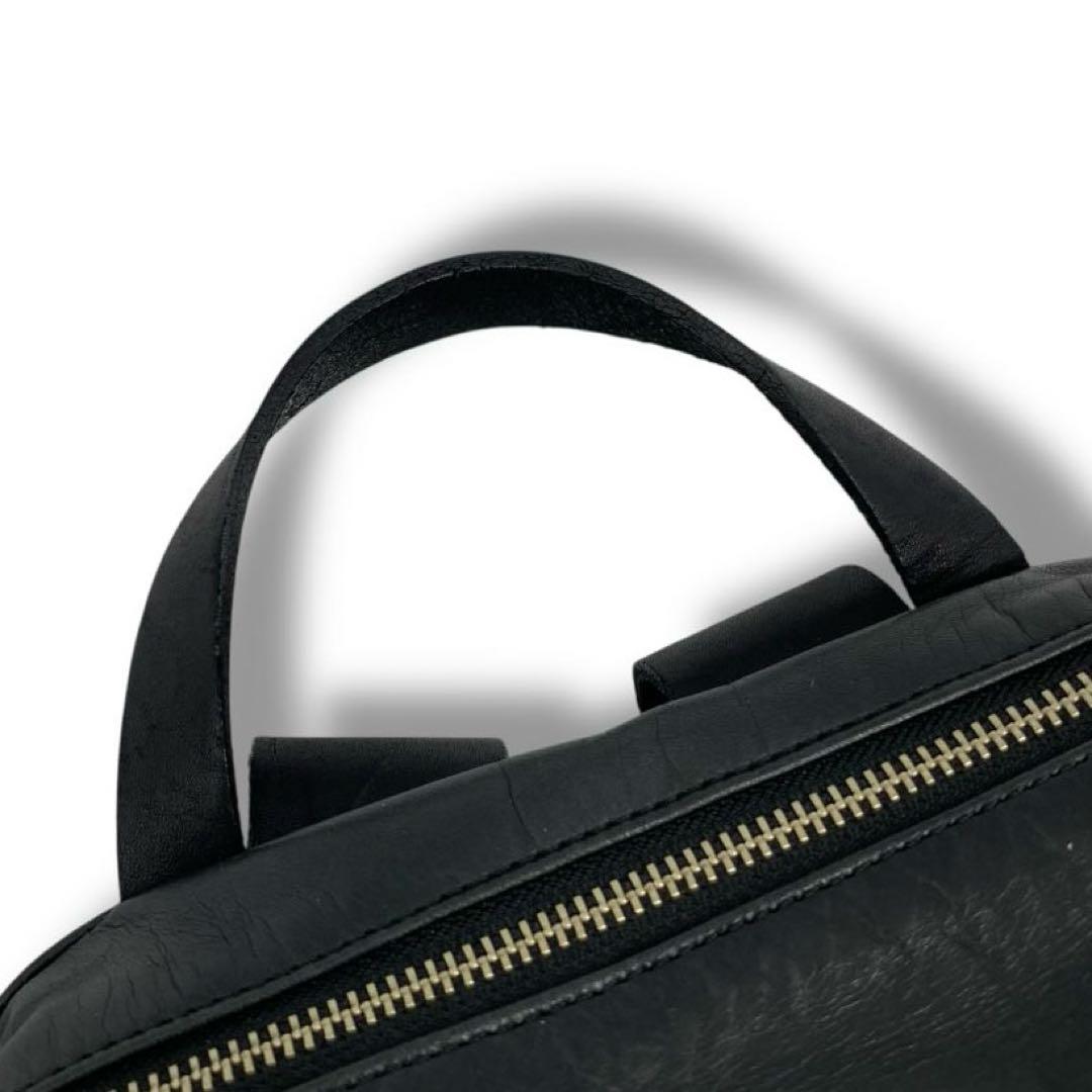 美品 m0851 ANILINE FOLDED CORNER リュック バッグ