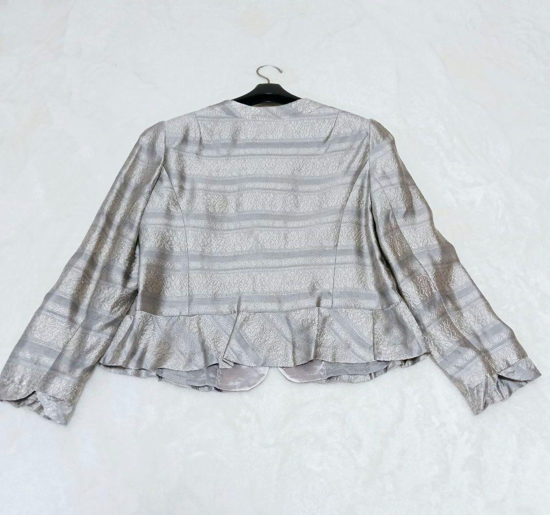 ユキコキミジマ　ソワール　15号シルク混　ジャケットのみ