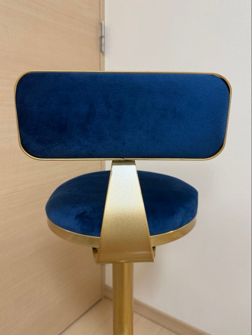 カウンターチェア　バースツール　バーチェア　ブルー