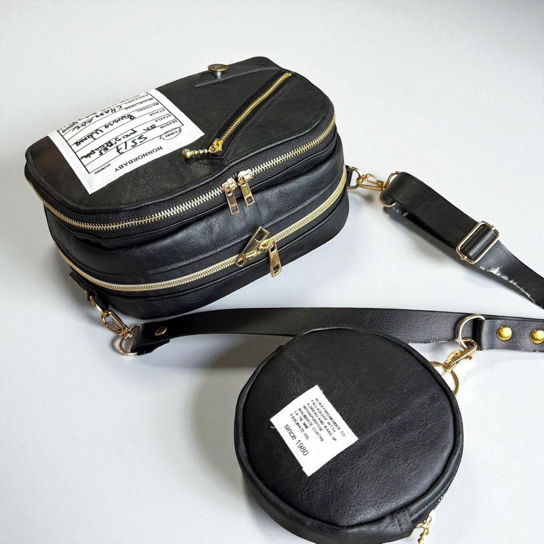 Wallet shoulder bag ポーチ付き／ゴールド金具