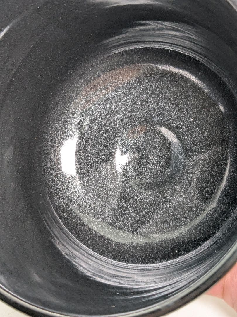 五代尾関作十郎 犬山焼 仁清写茶碗（書付 松尾流十一代家元 松尾実知） 共箱栞