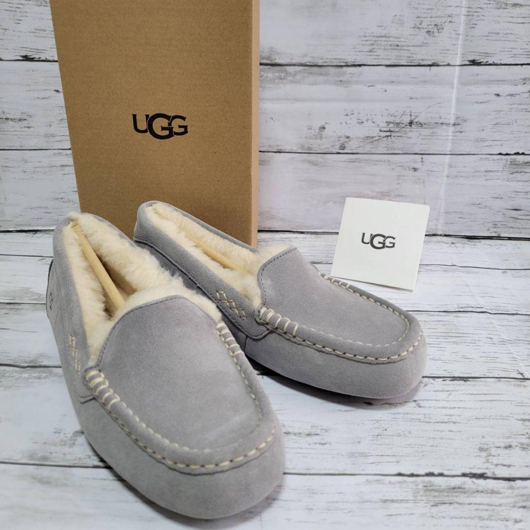 UGG ANSLEY モカシン ライトグレー 24cm