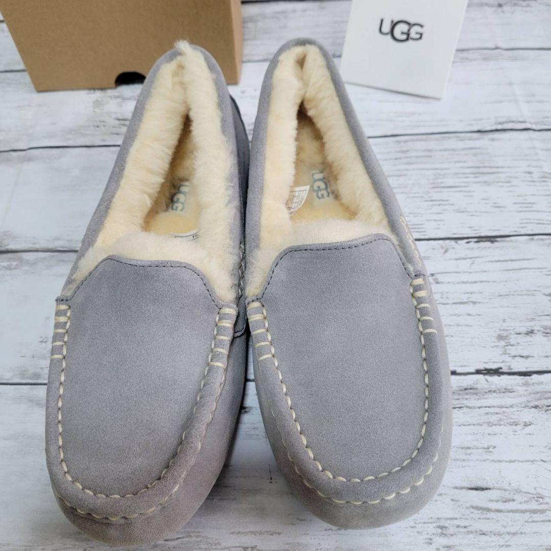 UGG ANSLEY モカシン ライトグレー 24cm