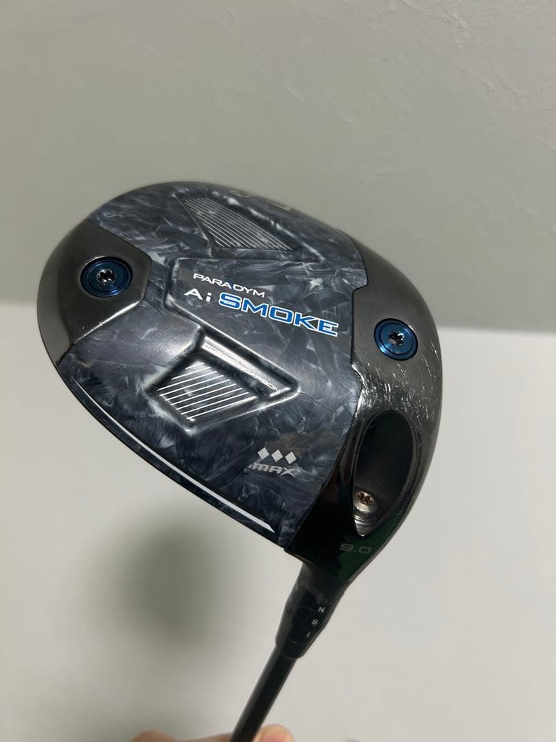 美品AI SMOKE トリプルダイヤMAXドライバー9度