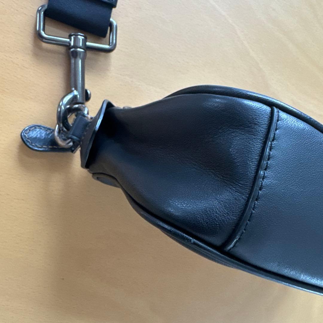 【COACH】グラハム　カメラバッグ　ショルダーバッグ　レザー 黒