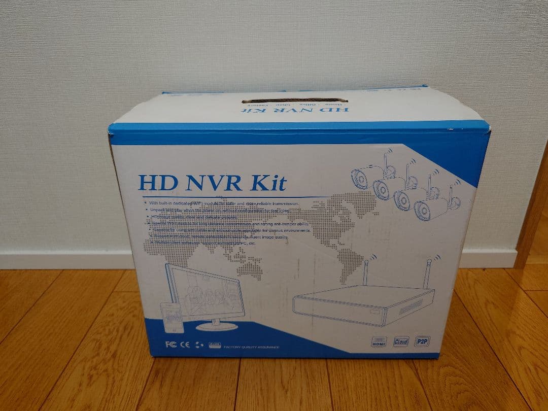 HD NVR Kit　防犯カメラ　カメラ3台付き　未使用