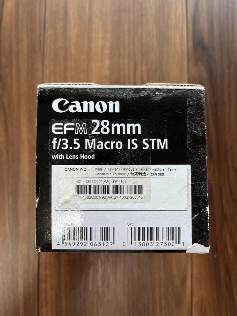 Canon マクロレンズ EF-M28mm F3.5 IS STM