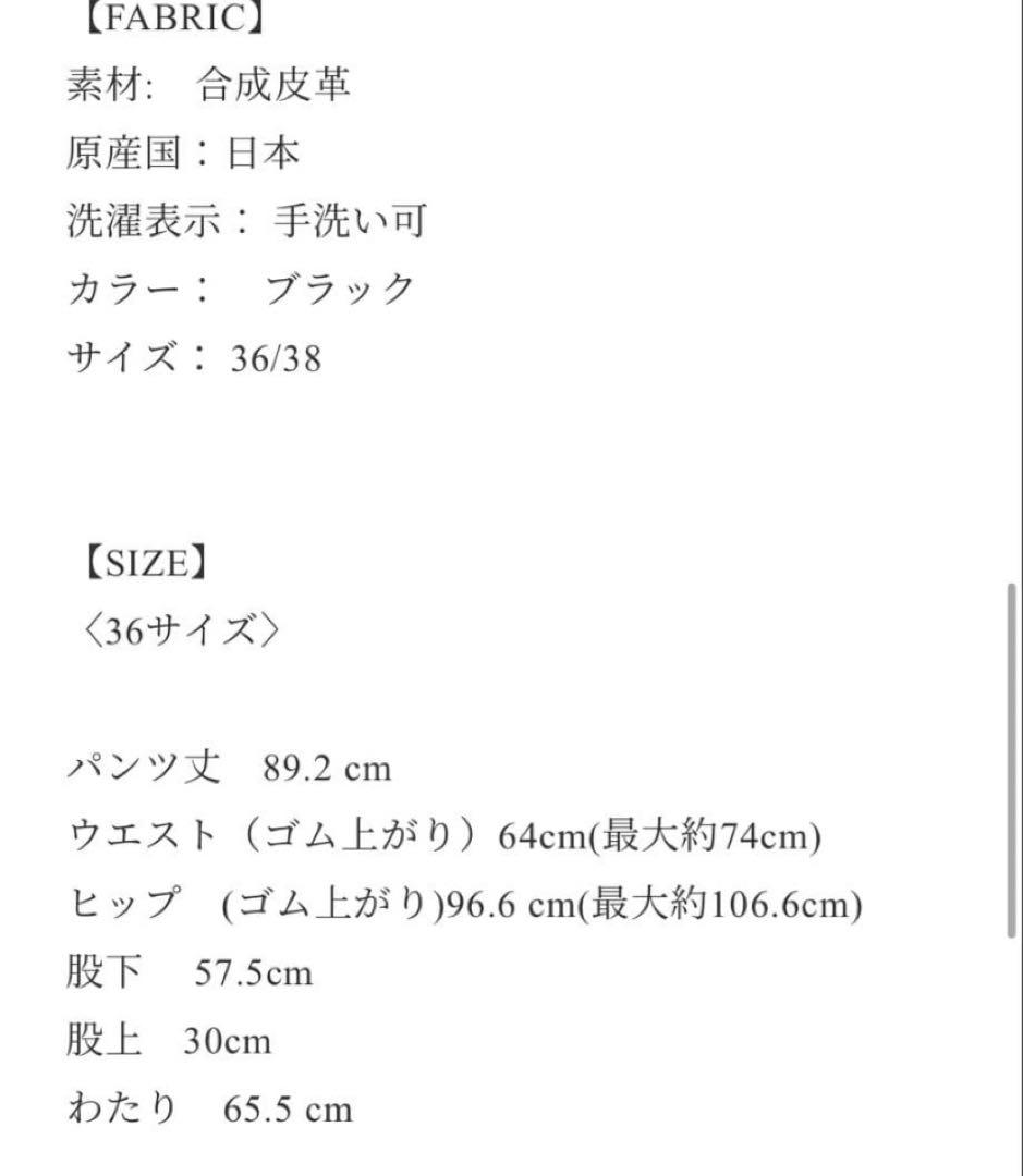 Heve♡2025AW Functure lether PT