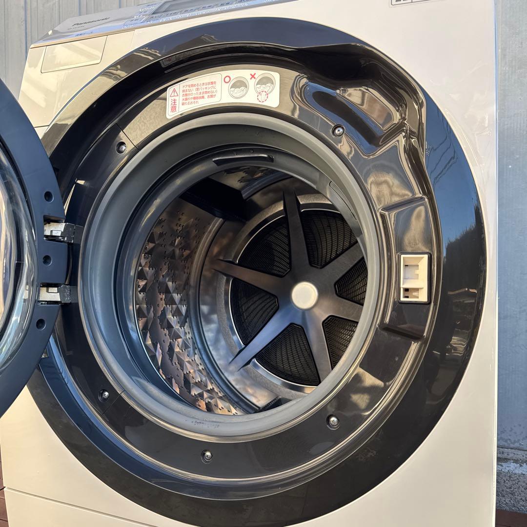 Panasonic ドラム式洗濯乾燥機 10kg エコナビ搭載 希少カラー