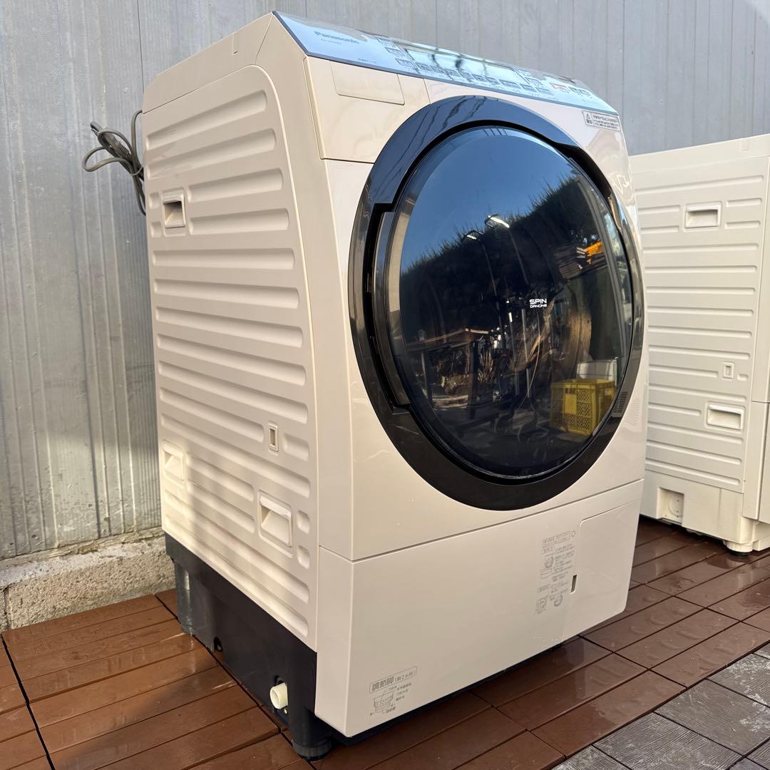 Panasonic ドラム式洗濯乾燥機 10kg エコナビ搭載 希少カラー