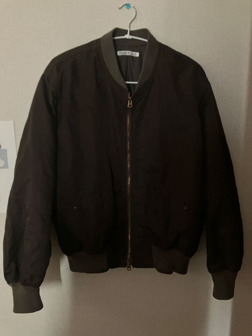 ほぼ新品✨RIAM-PLAGE プラージュMA-1ジャケット 茶