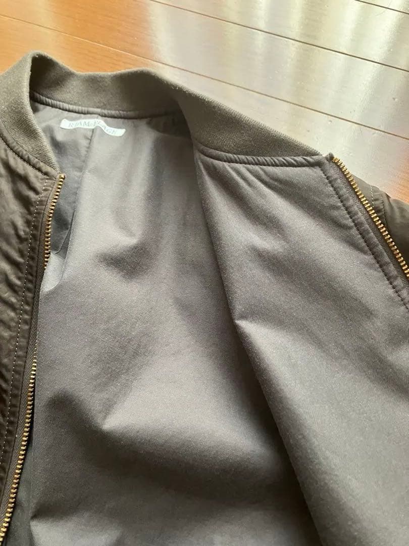 ほぼ新品✨RIAM-PLAGE プラージュMA-1ジャケット 茶