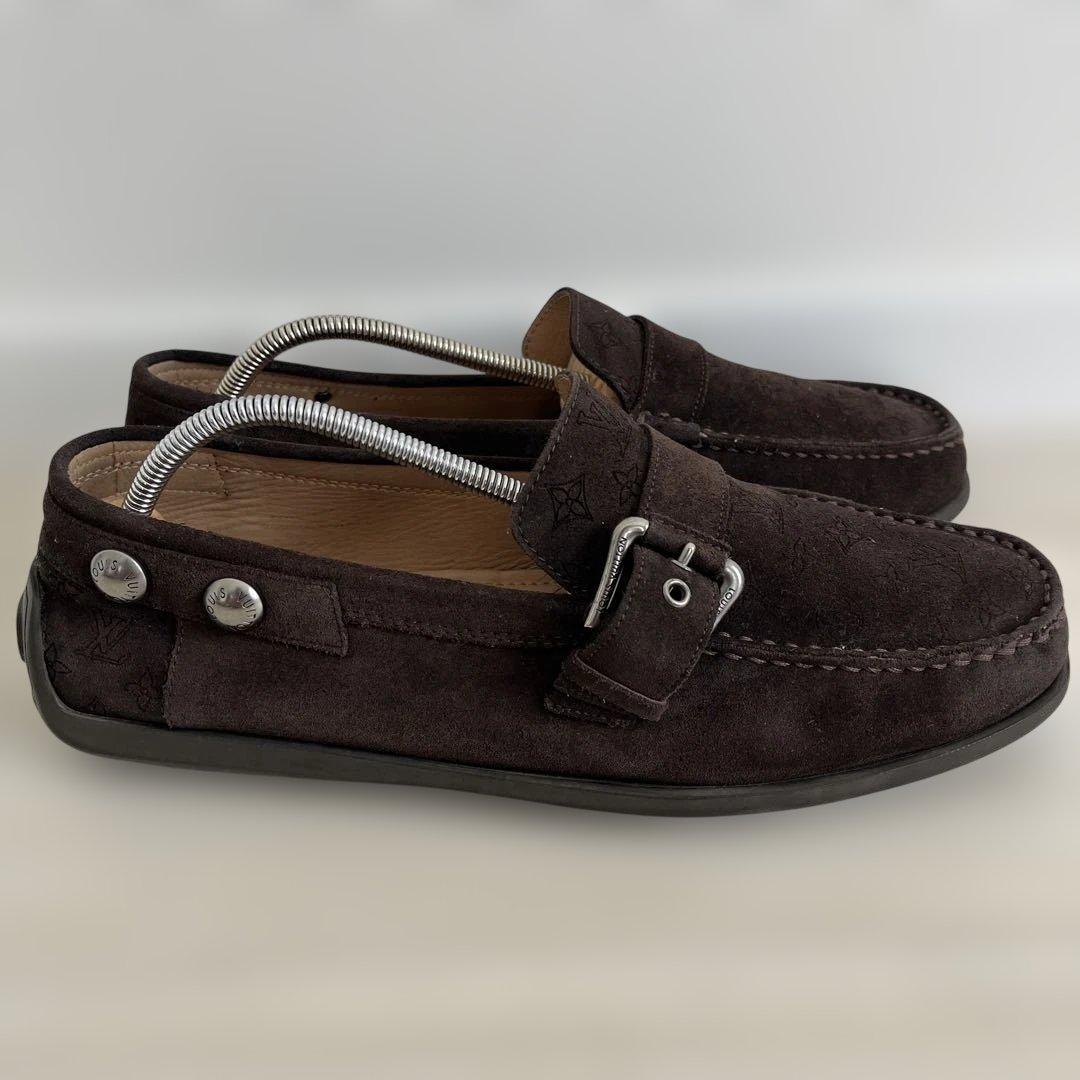 ルイヴィトン ドライビングシューズ ローファー　8 モノグラム