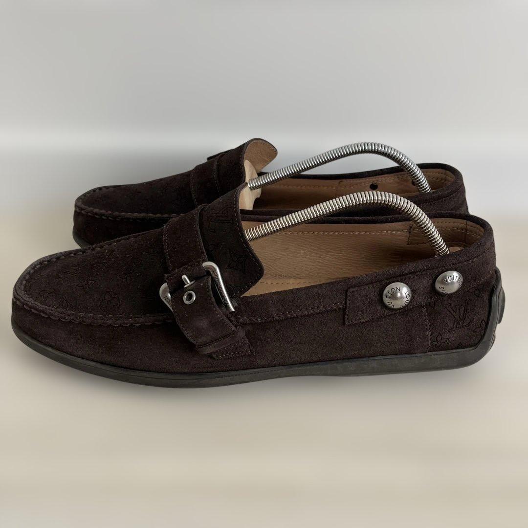 ルイヴィトン ドライビングシューズ ローファー　8 モノグラム