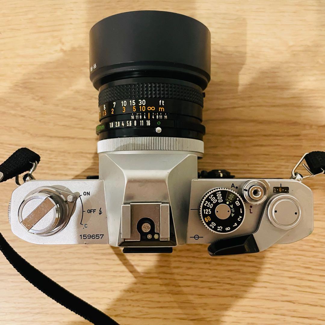 CANON キヤノン FTb ボディ シルバー FD 50mm フィルムカメラ