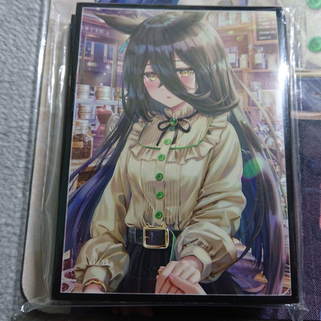 α2 ウマ娘 照れる&手を繋ぐ マンハッタンカフェ スリーブ&プレイマット