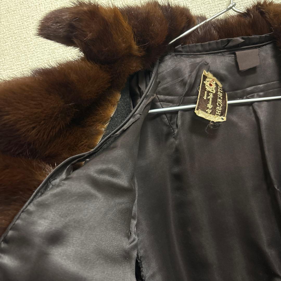 伊勢丹 ミンクのコート 15号