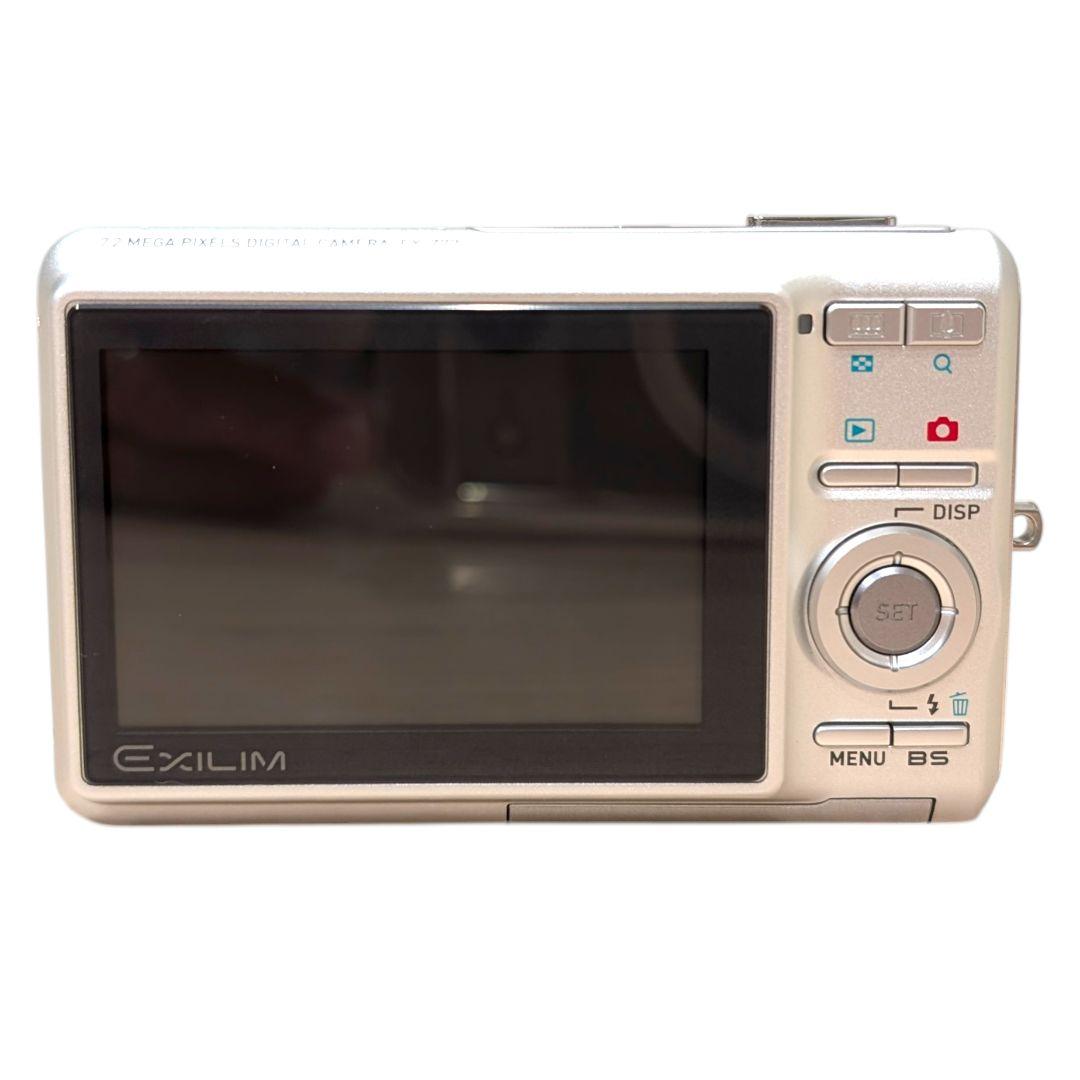 美品 動作確認済 CASIO EX-Z77 シルバー デジカメ 充電器 SD