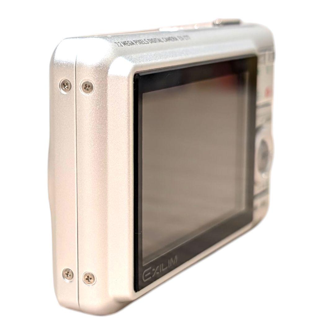 美品 動作確認済 CASIO EX-Z77 シルバー デジカメ 充電器 SD